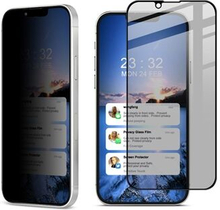 IMAK Full Coverage Premium Privacy Anti-Peep 9H hårdhed hærdet glas skærmbeskytter til iPhone 13 min