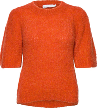 Knit With Puff Sleeves Pullover Oransje Coster Copenhagen*Betinget Tilbud