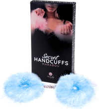 Secret Play Fuzzy Handcuffs Blue
