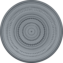 Iittala Kastehelmi tallerken 31,5 cm. mørk grå