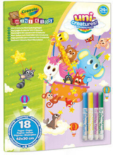 Crayola mini børn - farvelægningssider a3 inkl. 4 markører