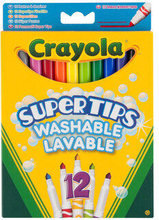 Crayola tuschpenne med superpunt, 12.
