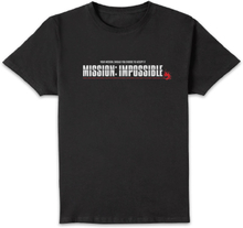 Mission Impossible Mission Impossible !!!Black Acid Wash!!! Men's T-Shirt - Black - XS - Black