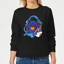 Disney Aladdin Cave Of Wonders Women's Sweatshirt - Black - L