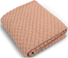 Knittet Baby Blanket - Ivory Cream Home Sleep Time Blankets & Quilts Multi/mønstret Filibabba*Betinget Tilbud