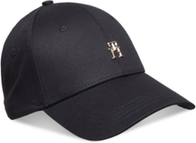 Essential Chic Cap Accessories Headwear Caps Svart Tommy Hilfiger*Betinget Tilbud