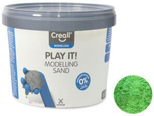 Creall play it play sand green, 750gr.