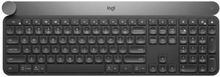 Tastatur Logitech Craft Bluetooth Sølvfarvet Sort Trådløst AZERTY