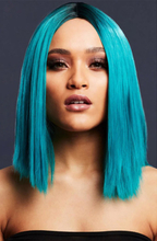Fever Kylie Wig Two Toned Blend Teal Peruukki