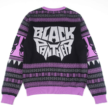 Black Panther Wakanda Forever Knitted Christmas Jumper - S