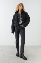 Gina Tricot - Mei puffer jacket - takit - Black - XS - Female