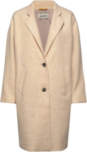 Wool Blend Coat Outerwear Coats Winter Coats Beige Esprit Casual*Betinget Tilbud