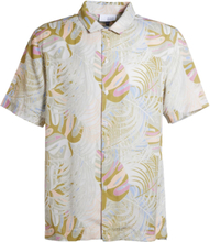 MAZINE Honolulu nachhaltiges und veganes Herren Sommer-Hemd 22101510 Beige/Grau/Bunt