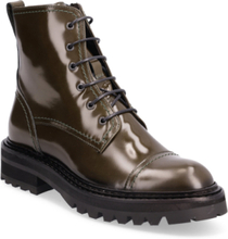 Boots A3312 Shoes Boots Ankle Boots Laced Boots Kakigrønn Billi Bi*Betinget Tilbud