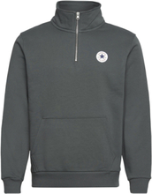 Retro Chuck Quarter Zip Bb Sport Sweatshirts & Hoodies Sweatshirts Grey Converse