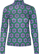Flora T-shirts & Tops Long-sleeved Multi/mønstret Mango*Betinget Tilbud