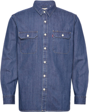 Jackson Worker Sterling Dark W Tops Shirts Casual Blue LEVI´S Men