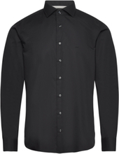Poplin Stretch Modern Shirt Tops Shirts Business Black Michael Kors