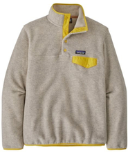 Patagonia W's LW Synch Snap-TP/O Oatmeal Heather W/Shine Yellow