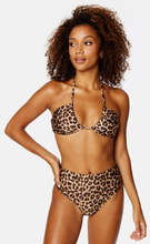 BUBBLEROOM Mila High Waist Bikini Bottom Leopard 38