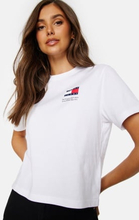 TOMMY JEANS BXY Graphic Flag Tee YBR White XS