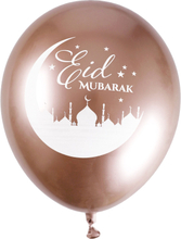 Ballonger Eid Mubarak Roséguld - 6-pack