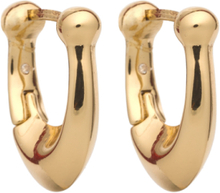 Coach Signature C Huggies Designers Jewellery Earrings Hoops Gold Coach Accessories
