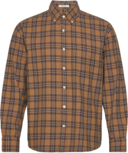 Rel Texture Check Shirt Tops Shirts Casual Multi/patterned GANT