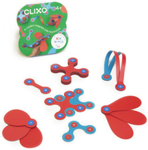 Clixo Itsy Pack 18 delar (Flamingo/Turkos)
