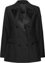 By Malina Classic Tuxedo Blazer Designers Double Breasted Blazers Black Malina