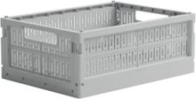 Made Crate Midi Home Storage Storage Baskets Grå Made Crate*Betinget Tilbud
