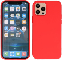 Lunso - Softcase hoes - iPhone 12 Pro Max - Rood
