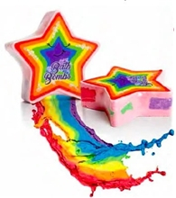 Bath Fizzer Rainbow Star 100 gram