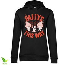The Party's This Way Girls Hoodie, Hoodie