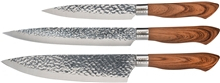 Akira knivsett 3 kniver trehåndtak 1 set