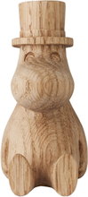 The Moomins Wooden Figurine, Moominpapa Home Decoration Decorative Accessories-details Wooden Figures Brown Moomin