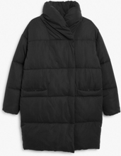 Oversized puffer coat - Black