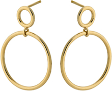Globe Earrings Length Øredobber Smykker Gull Pernille Corydon*Betinget Tilbud