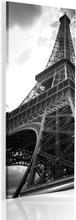 Canvas Tavla - Oneiric Paris - black and white - 40x120