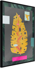 Inramad Poster / Tavla - Botanical Treasure - 20x30 Svart ram
