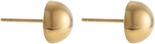 Globe Studs Accessories Jewellery Earrings Studs Gull By Jolima*Betinget Tilbud