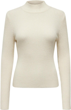 Onlkatia Ls Fit Highneck Knt Tops Knitwear Jumpers Cream ONLY