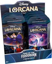 Disney Lorcana TCG Rise of the Floodborn Starter Decks Display (8) *English Edition*