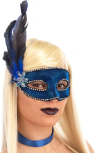 Venetiansk Ögonmask Glitter Blå