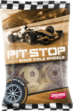 Pit Stop Sour Cola Wheels - 120 gram