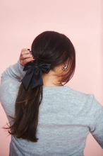 Gina Tricot - 2-pack bow scrunchie - Hårtilbehør - Black - ONESZ - Female