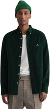 Grønn Gant Regular Fit Corduroy Shirt Skjorte