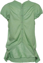 Pre-eide Marni Green Cotton Knit Button Front Top L