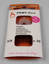 Pony Black Synl Str. 3/9 - 20 styck