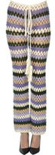 Pantaloni in maglia crochet